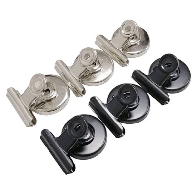 Powerful Ferrite Magnetic Clip Various Designs Of Office Metal Magnet Clip With Magnet